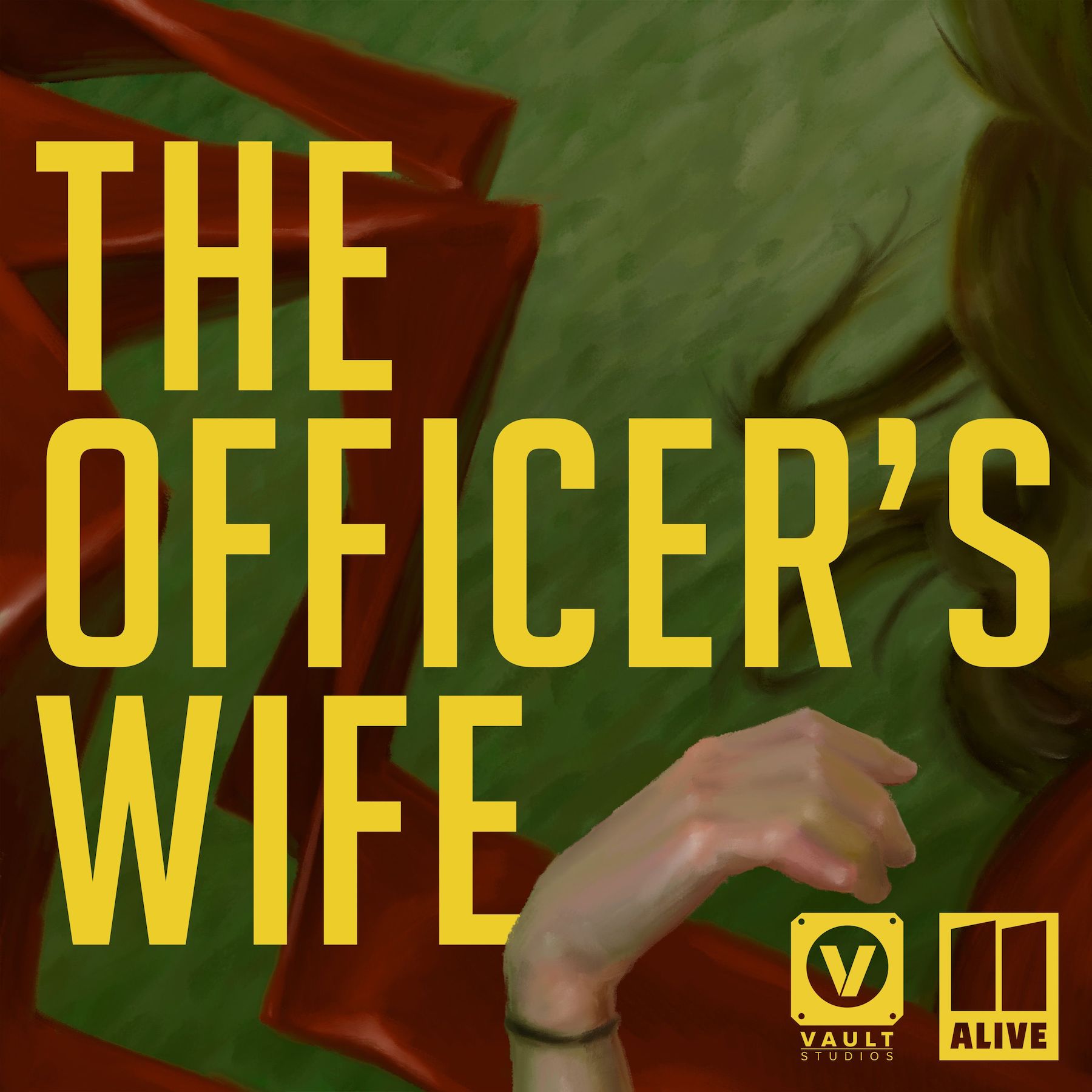 Podcast cover for The Officer's Wife. 