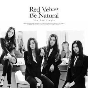 Black and white Be Natural album art by Red Velvet