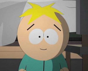 Butters Stotch smiling.
