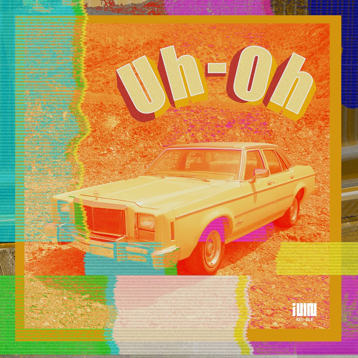 (G)I-DLE's Uh-Oh album cover art