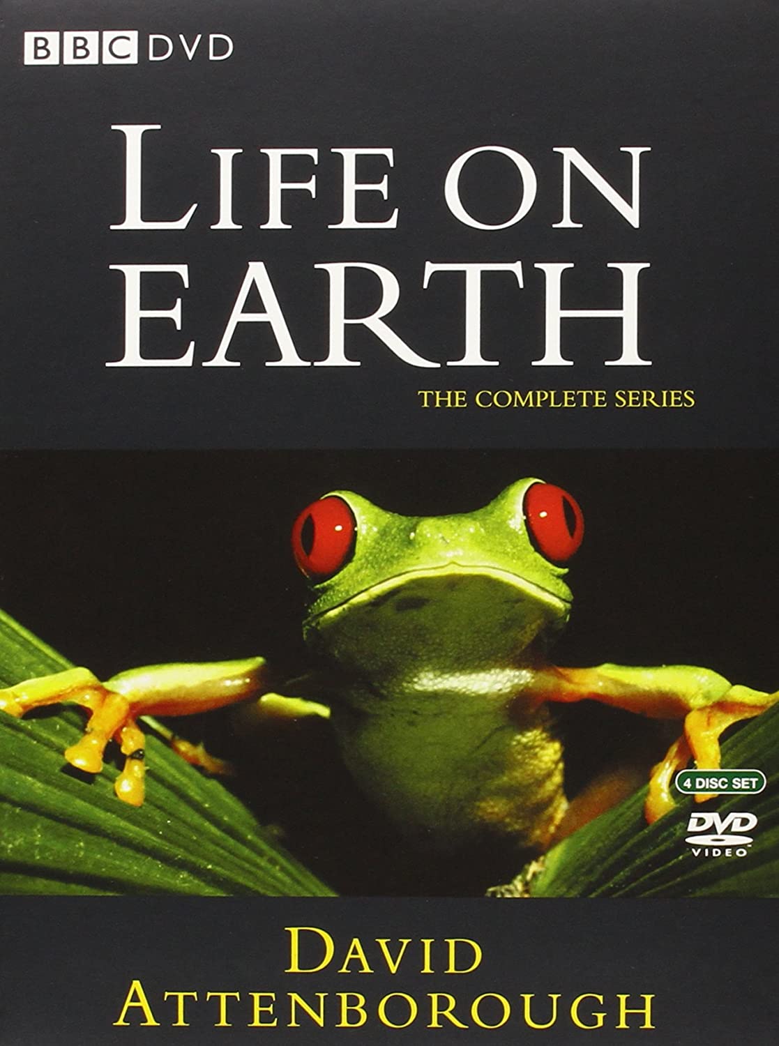 "Life on Earth" with David Attenborough complete series cover