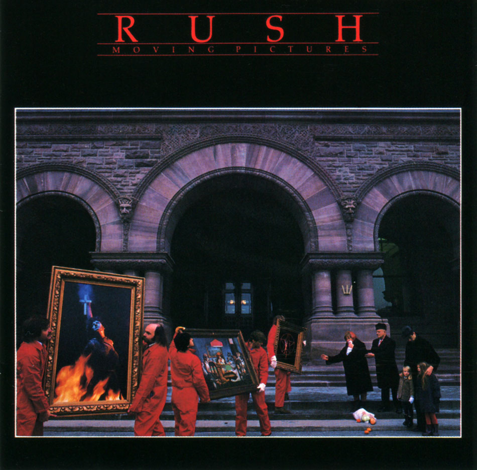 "Moving Pictures" by Rush album cover