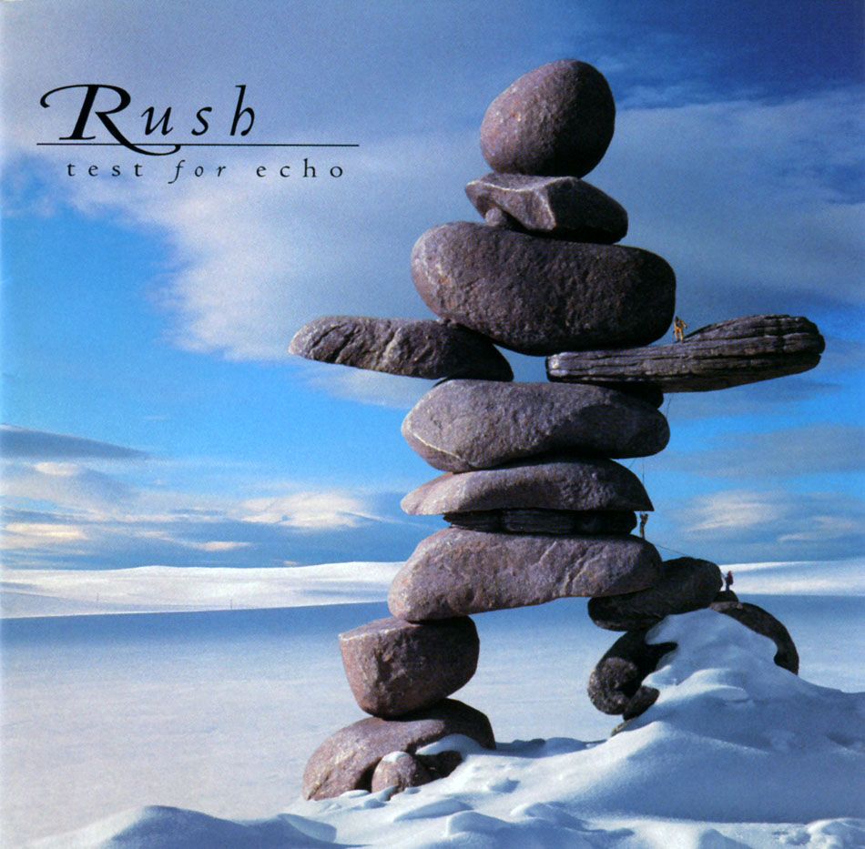 "Test for Echo" by Rush album cover
